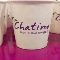 Photo taken at Chatime 日出茶太 by Janel on 2/5/2014