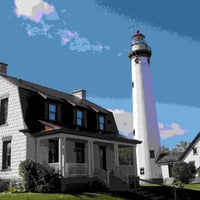 Das Foto wurde bei New Presque Isle Lighthouse von Presque I. am 5/20/2016 aufgenommen