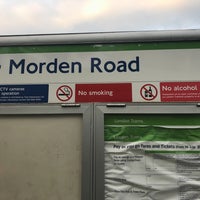 Photo taken at Morden Road London Tramlink Stop by changmoon w. on 8/8/2019