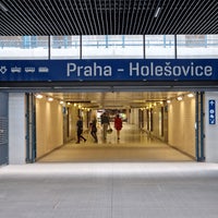 Photo taken at Železniční stanice Praha-Holešovice by Jenda on 4/22/2023