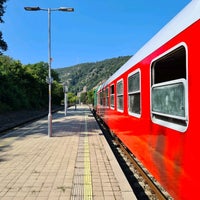 Photo taken at Železniční stanice Vrané nad Vltavou by Jenda on 9/4/2021