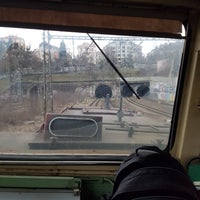 Photo taken at Vinohradské železniční tunely by Jenda on 3/14/2018