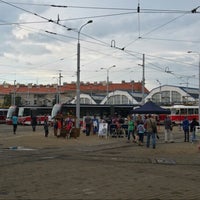 Photo taken at Vozovna Pankrác by Jenda on 9/20/2014