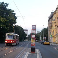 Photo taken at Urxova (tram) by Jenda on 8/6/2013