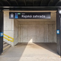 Photo taken at Železniční zastávka Praha-Rajská zahrada by Jenda on 3/15/2024