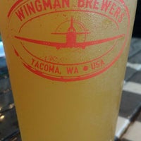 Photo taken at Wingman Brewers by Carolyn Y. on 9/11/2018