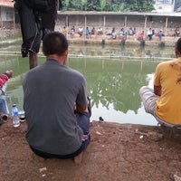 Photo taken at Fishing area Cibubur by Cecep S. on 5/1/2014