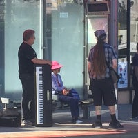 Photo taken at Glen Park MUNI Stop by Alex W. on 9/27/2016