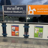 Photo taken at BTS National Stadium (W1) by SAAB 3. on 2/17/2024