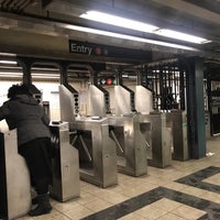 Photo taken at MTA Subway - Crown Heights/Utica Ave (3/4) by Дмитрий Л. on 12/30/2017