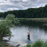 Photo taken at Середній Голосіївський ставок by Andri D. on 8/8/2020