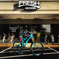 Photo taken at Fresh Bike Service, Inc. by Shawn B. on 9/10/2015