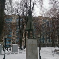 Photo taken at Памятник Пушкину А. С. by Валентина К. on 3/7/2016