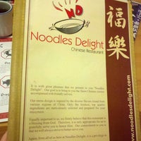Photo taken at Noodles Delight by oma t. on 11/15/2012