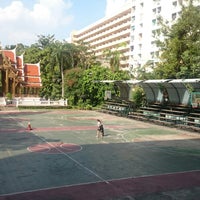 Photo taken at Basketball court abac huamak by Pramote D. on 11/22/2014