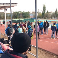 Photo taken at Легкоатлетический стадион by Margarita I. on 10/16/2016