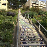 Photo taken at Golden Gate Heights Mosaic Stairway by Silvia W. on 3/19/2016