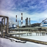 Photo taken at Оренбургский газоперерабатывающий завод by VALERIA K. on 3/16/2016
