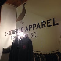 Photo taken at Ehrenfeld Apparel Flagship Store by Luke K. on 12/20/2013