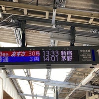 Photo taken at Kamisuwa Station by りのすけ on 4/14/2024