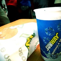 Photo taken at Subway by Guilherme Soares @. on 12/10/2012