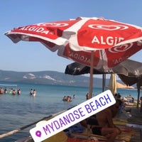 Photo taken at Mydanos Cafe &amp;amp; Beach by Musa A. on 8/25/2019