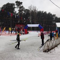 Photo taken at Лыже-роллерная трасса by Андрей К. on 2/23/2014