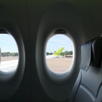 Photo taken at airBaltic Flight BT 212 by Peter K. on 5/30/2019