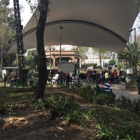 Photo taken at Jardín Miguel Hidalgo (Azcapotzalco) by Joel G. on 2/3/2018