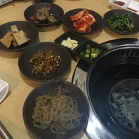 Photo taken at 1박2일 (2D1N) Korean BBQ by Jolynn K. on 3/10/2017