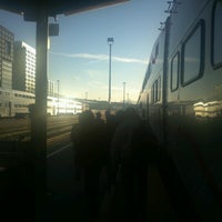 Photo taken at Caltrain Baby Bullet #366 Southbound by John K. on 1/18/2013