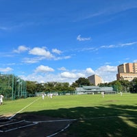 Photo taken at Mejirodai Sports Park by Minoru T. on 9/3/2023