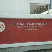 Pejabat Tenaga Kerja - Pelabuhan Klang, Selangor