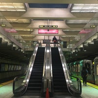 Photo taken at Embarcadero MUNI Metro Station by Jim B. on 11/3/2016