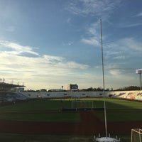 Photo taken at Dhupateme Royal Thai Air Force Sports Stadium by PM Deww B. on 6/8/2016