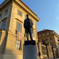 Photo taken at Statue of Tomáš Garrigue Masaryk by Marek H. on 7/22/2020