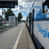Photo taken at Železniční stanice Praha-Řeporyje by Marek H. on 8/9/2023
