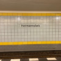 Photo taken at U Hermannplatz by Marek H. on 11/16/2019