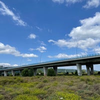 Photo taken at Radotínský most by Marek H. on 7/18/2021