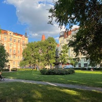 Photo taken at Park na náměstí 14. října (2. část: s Medvědí fontánou) by Marek H. on 6/10/2022