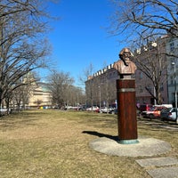 Photo taken at Park Thákurova by Marek H. on 3/12/2022