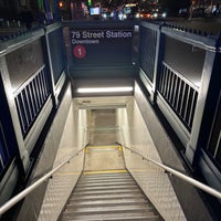 Photo taken at MTA Subway - 79th St (1) by Marek H. on 12/20/2022