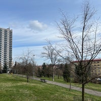 Photo taken at Park V Úžlabině by Marek H. on 4/4/2022