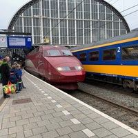 Photo taken at Intercity Direct Amsterdam Centraal - Brussel-Zuid/Midi by Marek H. on 12/28/2018