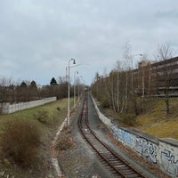 Photo taken at Zkušební trať depa Hostivař by Marek H. on 4/2/2022