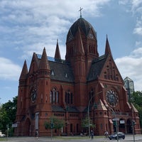 Photo taken at Heilig-Kreuz-Kirche by Marek H. on 6/22/2019