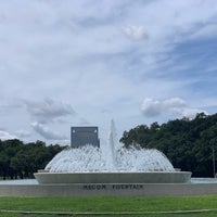 Photo taken at Mecom Fountain by Marek H. on 8/24/2019