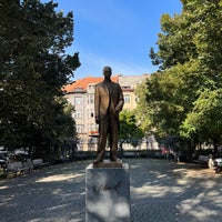 Photo taken at Bachmačské náměstí by Marek H. on 10/11/2021