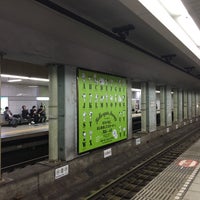 Photo taken at Hibiya Line Platform 2 by Mika K. on 10/13/2016