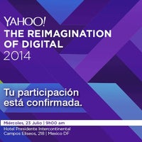 Photo taken at Yahoo! The Reimagination of Digital 2014 by Luis O. on 7/23/2014